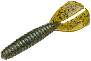 Strike King Rage Twin Tail Menace Grub 4in 8ct Green Pumpkin Sapphire - Keep Casting Fishing & Outdoors