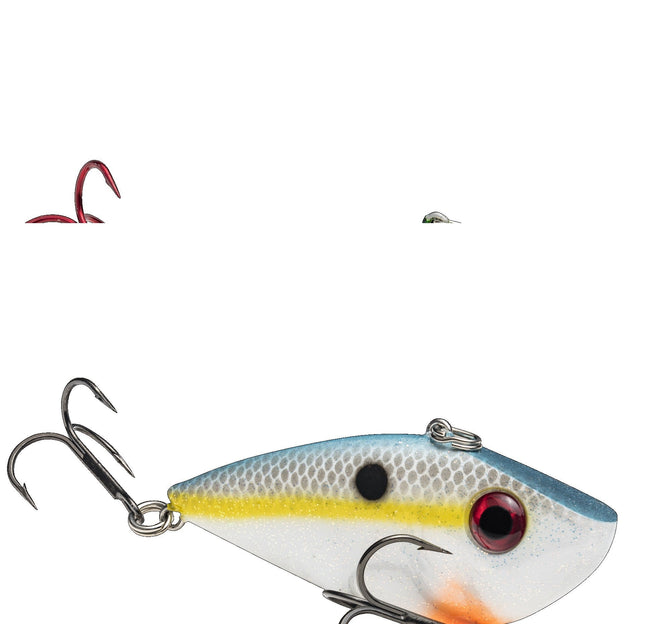 Strike King Red Eye Shad 3/8oz Smokey Chrome Blue - Keep Casting Fishing & Outdoors