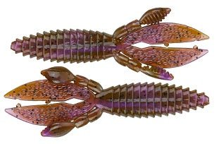 Strike King Rodent 4in 6pk Green Pumpkin Purple Swirl - Keep Casting Fishing & Outdoors