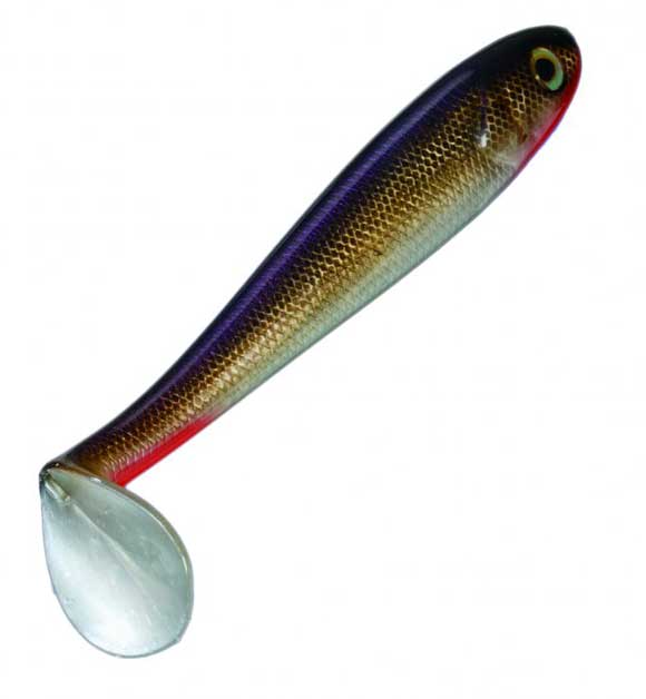 Strike King Shadalicious 4.5in 6ct Neon Ghost - Keep Casting Fishing & Outdoors