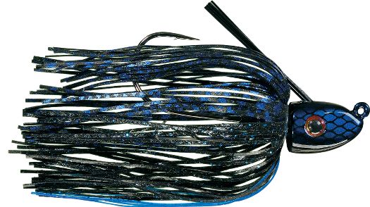 Strike King Swimming Jig 1/4oz Black/Blue - Keep Casting Fishing & Outdoors