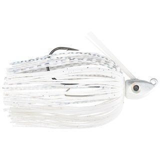 Strike King Swimming Jig 1/4oz White - Keep Casting Fishing & Outdoors