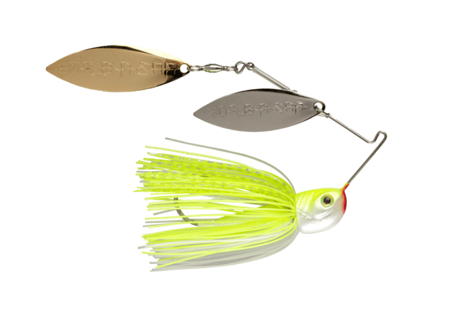 Strike King TG BD Spinnerbait 3/4oz Chart White - Keep Casting Fishing & Outdoors