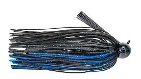 Strike King Tour Grade Football Jig 3/8oz Black/Blue - Keep Casting Fishing & Outdoors