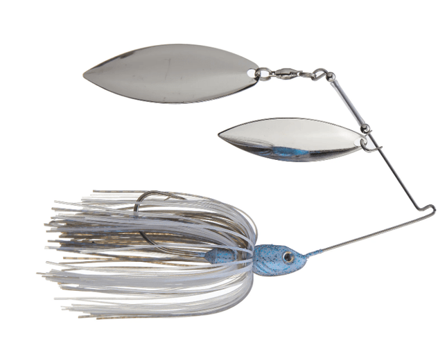 Strike King Tour Grade Spinnerbait 1/2 oz Willow/Willow / Blue Glimmer - Keep Casting Fishing & Outdoors