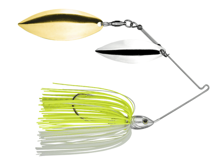 Strike King Tour Grade Spinnerbait 1/2 oz Willow/Willow / Chart/White - Keep Casting Fishing & Outdoors