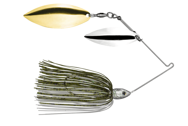 Strike King Tour Grade Spinnerbait 1/2 oz Willow/Willow / Olive Shad - Keep Casting Fishing & Outdoors