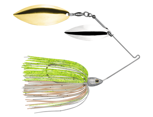 Strike King Tour Grade Spinnerbait 1/2 oz Willow/Willow / Sun Perch - Keep Casting Fishing & Outdoors