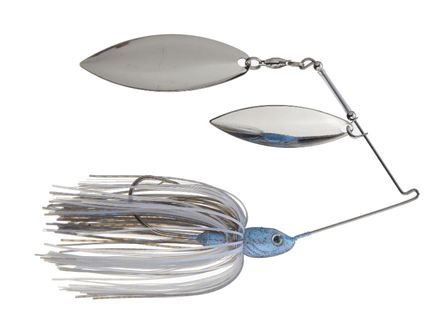 Strike King Tour Grade Spinnerbait 3/4 oz (Willow/Willow) - Blue Glimmer - Keep Casting Fishing & Outdoors