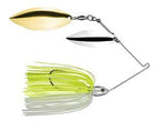 Strike King Tour Grade Spinnerbait 3/4 oz (Willow/Willow) - Chart/White - Keep Casting Fishing & Outdoors