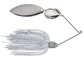 Strike King Tour Grade Spinnerbait 3/8oz White Silver - Keep Casting Fishing & Outdoors