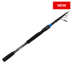 Reaction Tackle Telescopic Spinning Rod – Carbon Travel Fishing Rod – Collapsible Rod for Freshwater and Saltwater - NEW - Keep Casting Fishing & Outdoors