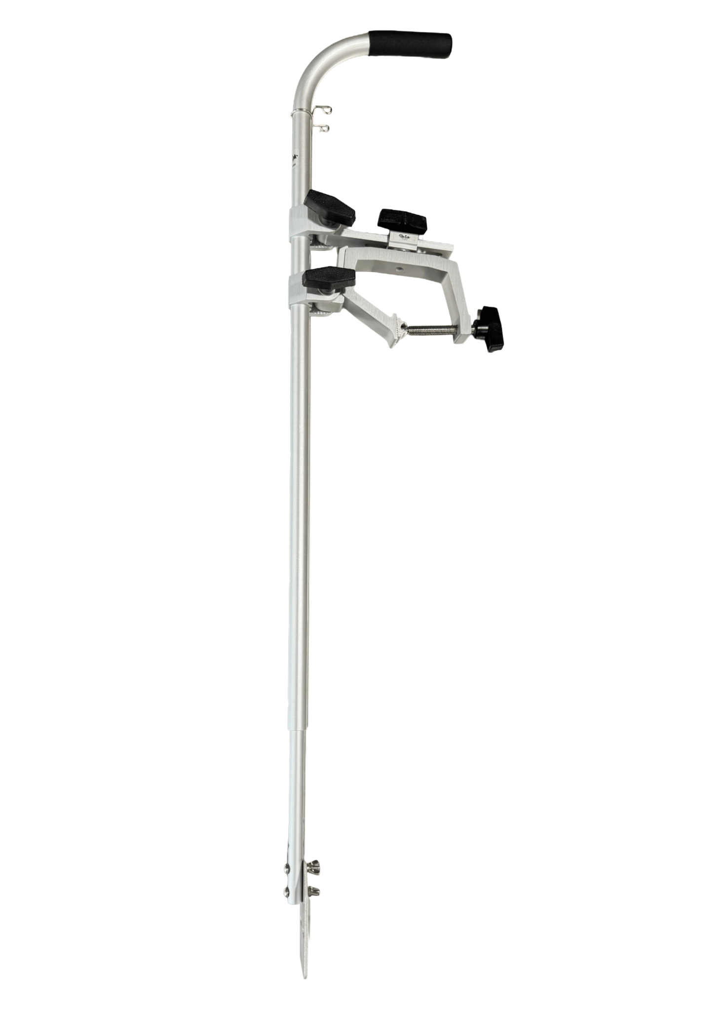 Telescoping Transducer Pole w/ Handle, Speed Adapter & Gunnel Clamp