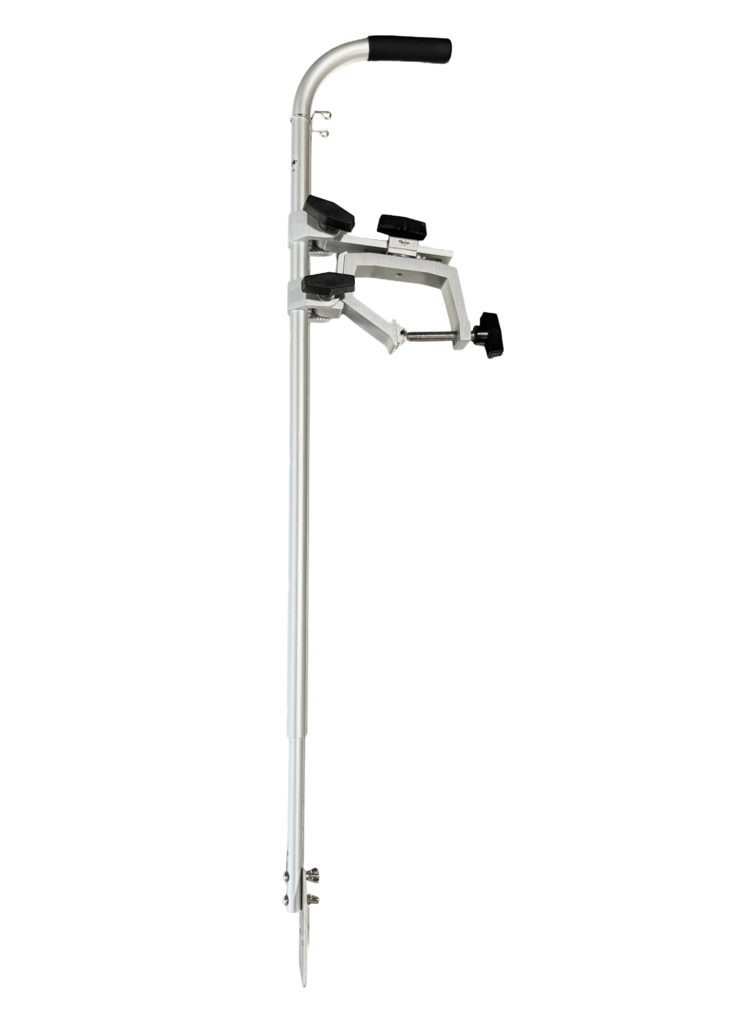 Telescoping Transducer Pole w/ Handle, Speed Adapter & Gunnel Clamp