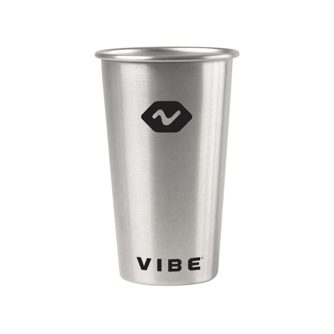 Vibe 16 oz Stainless Steel Pint Cup - Keep Casting Fishing & Outdoors