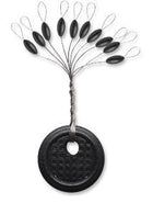VMC Sinker Stops Black Medium - Keep Casting Fishing & Outdoors