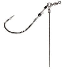 VMC Tokyo Rig Finesse Neko Black Nickel Size 1 - Keep Casting Fishing & Outdoors