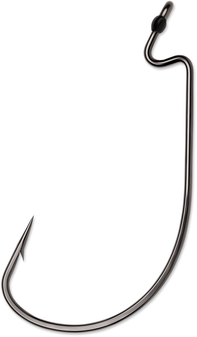 VMC Wide Gap Hook Black Nickel Size 1/0 6ct - Keep Casting Fishing & Outdoors