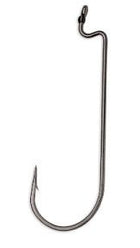 VMC Worm Hook Black Nickel Size 2/0 6ct - Keep Casting Fishing & Outdoors