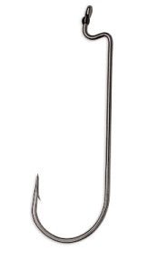 VMC Worm Hook Black Nickel Size 2/0 6ct - Keep Casting Fishing & Outdoors