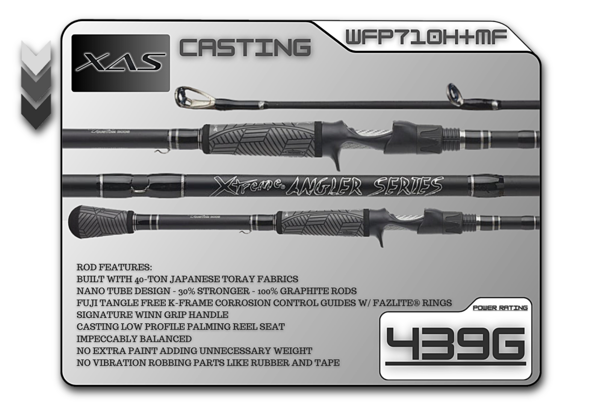 WFP710H+MF 7'10" Heavy-Plus Mod-Fast **Flipping** - Keep Casting Fishing & Outdoors