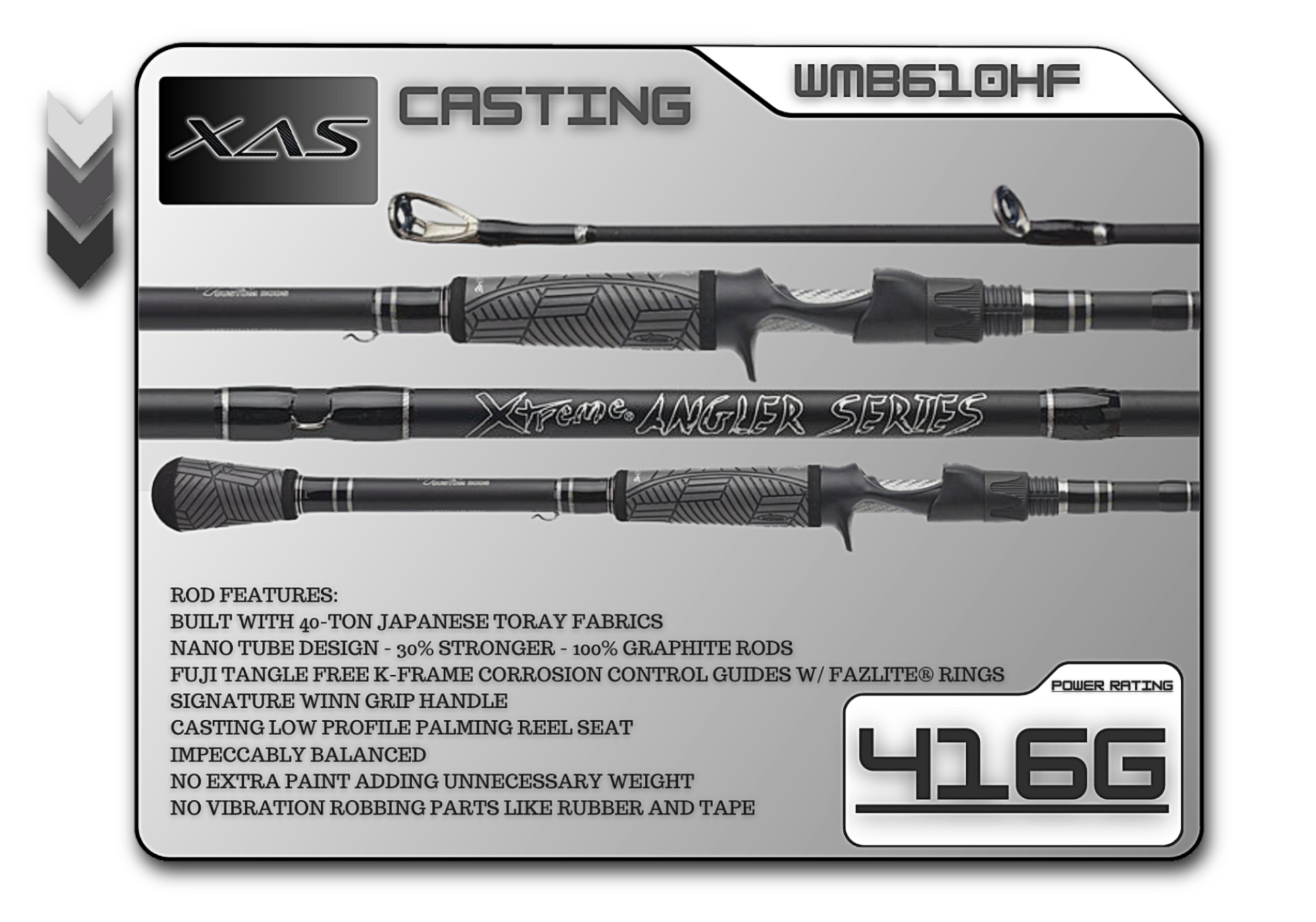 WMB610HF 6'10" Heavy Fast - Keep Casting Fishing & Outdoors