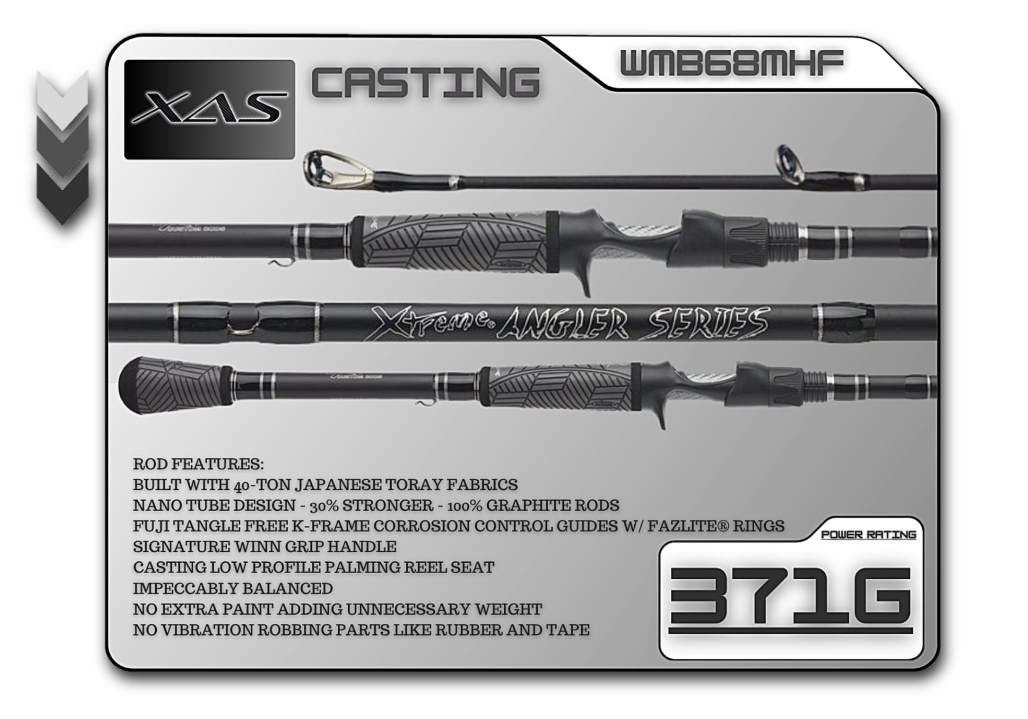 WMB68MHF 6'8" Med-Heavy Fast - Keep Casting Fishing & Outdoors