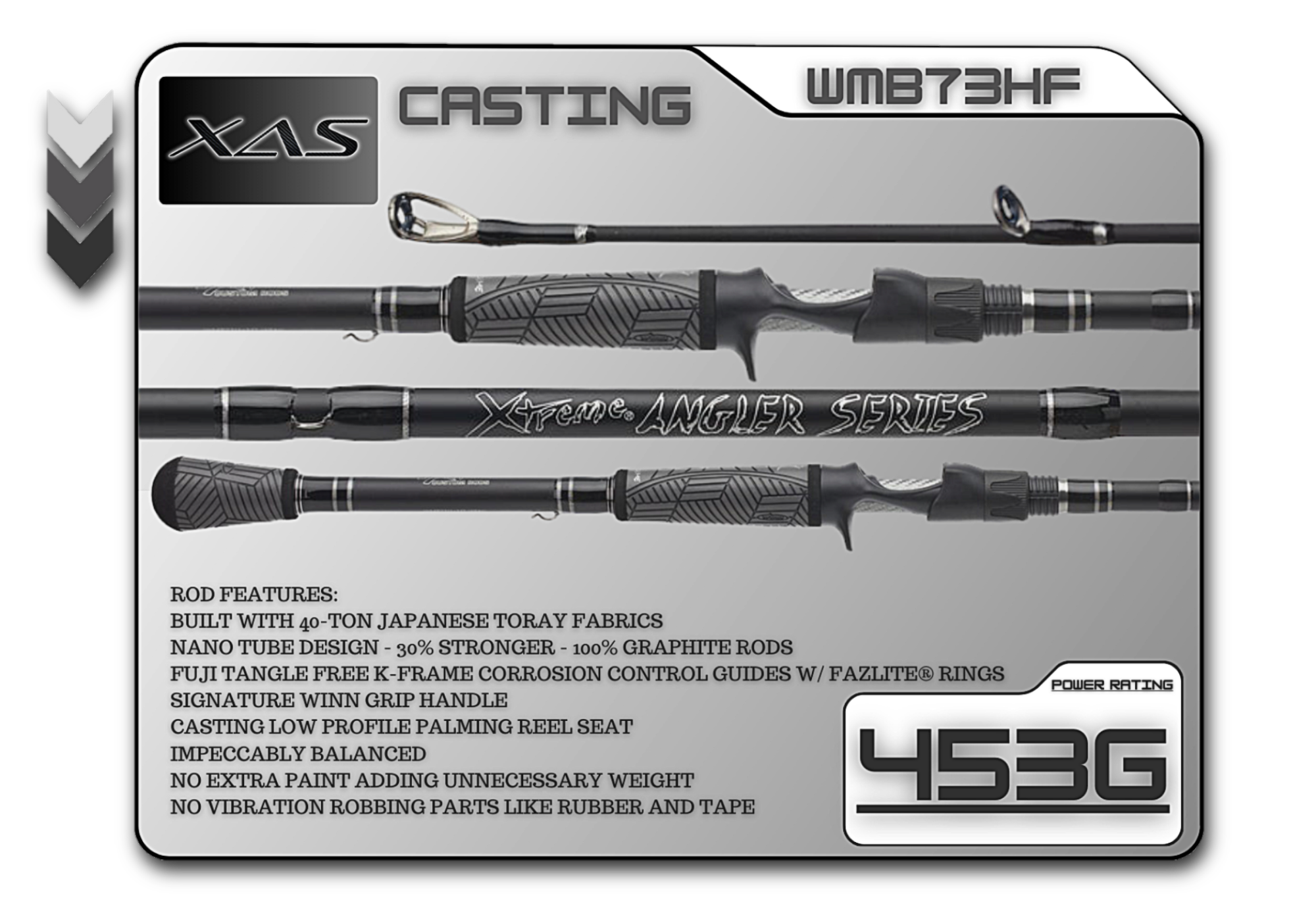WMB73HF 7'3" Heavy Fast - Keep Casting Fishing & Outdoors