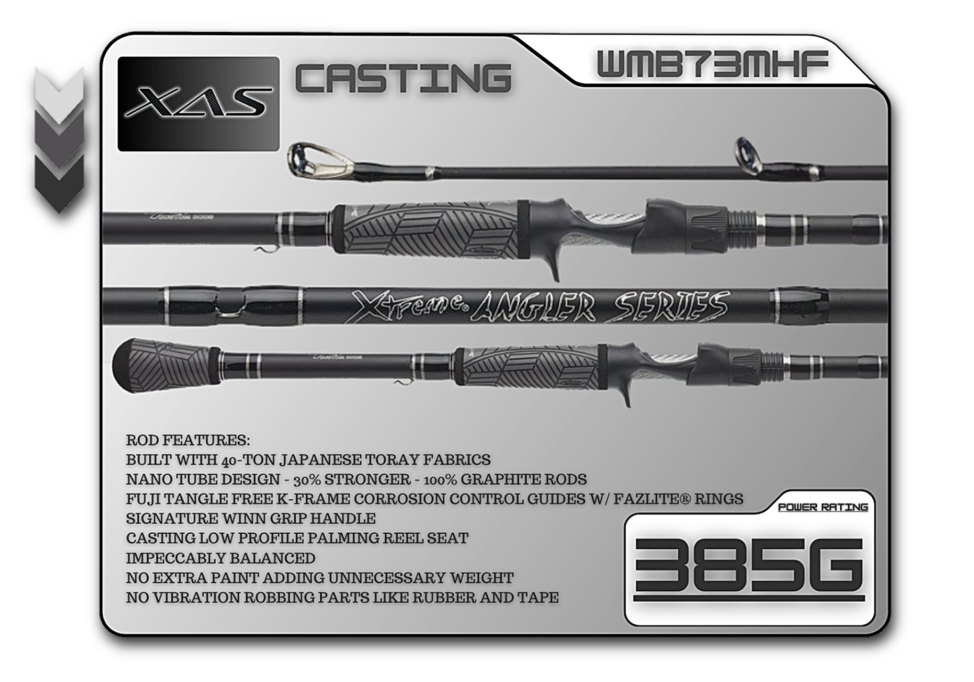 WMB73MHF 7'3" Medium Heavy Fast - Keep Casting Fishing & Outdoors