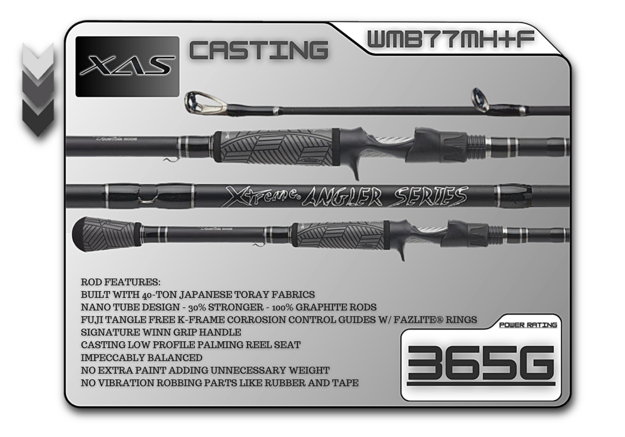WMB77MH+F 7'7" Med-Heavy Plus Fast - Keep Casting Fishing & Outdoors