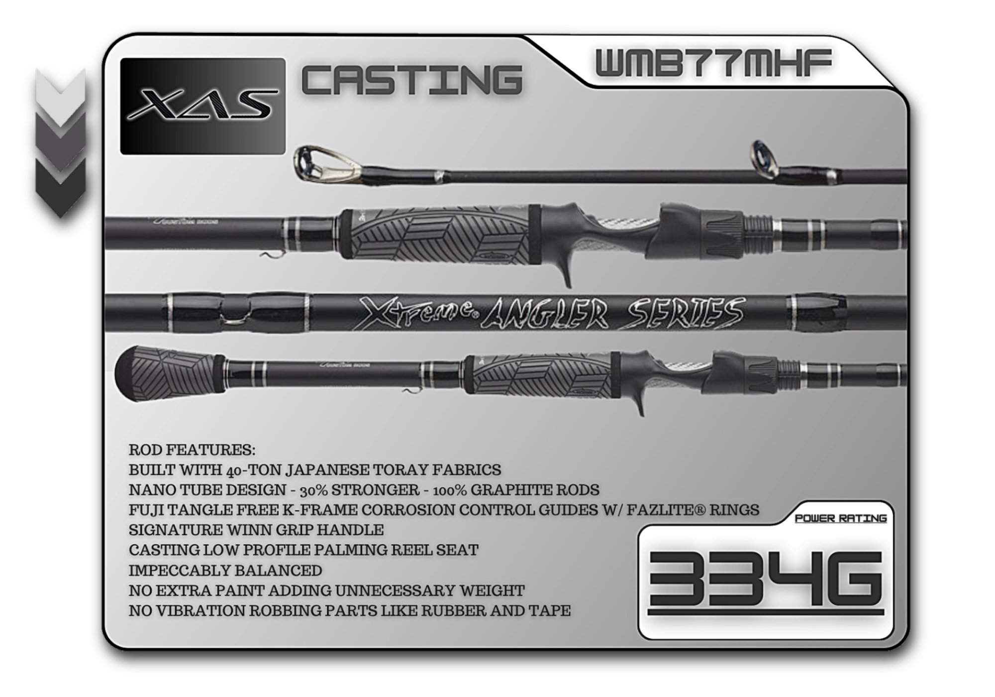 WMB77MHF 7'7" Med-Heavy Fast - Keep Casting Fishing & Outdoors