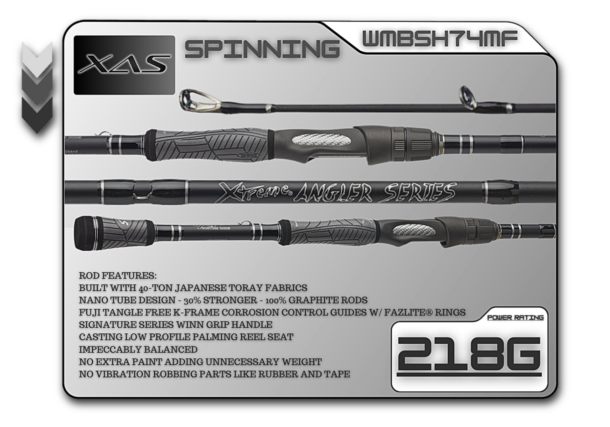 WMBSH74MF 7'4" Medium Fast - Keep Casting Fishing & Outdoors