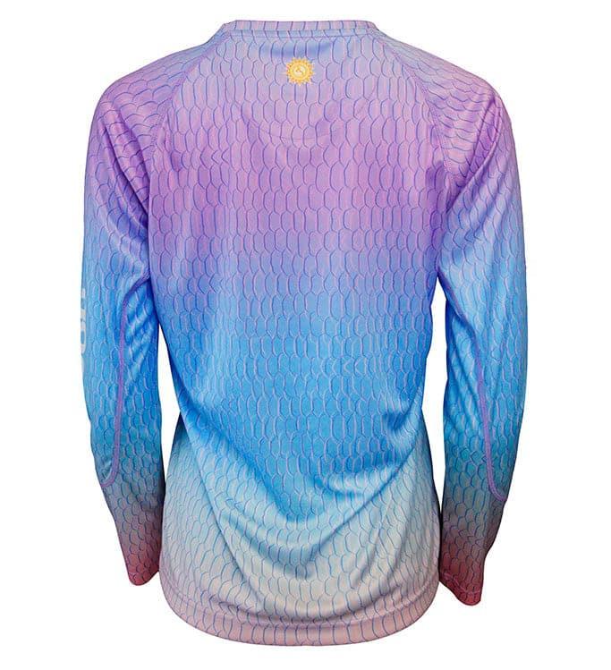 Women's Fish Scale L/S UV Fishing Shirt - Keep Casting Fishing & Outdoors