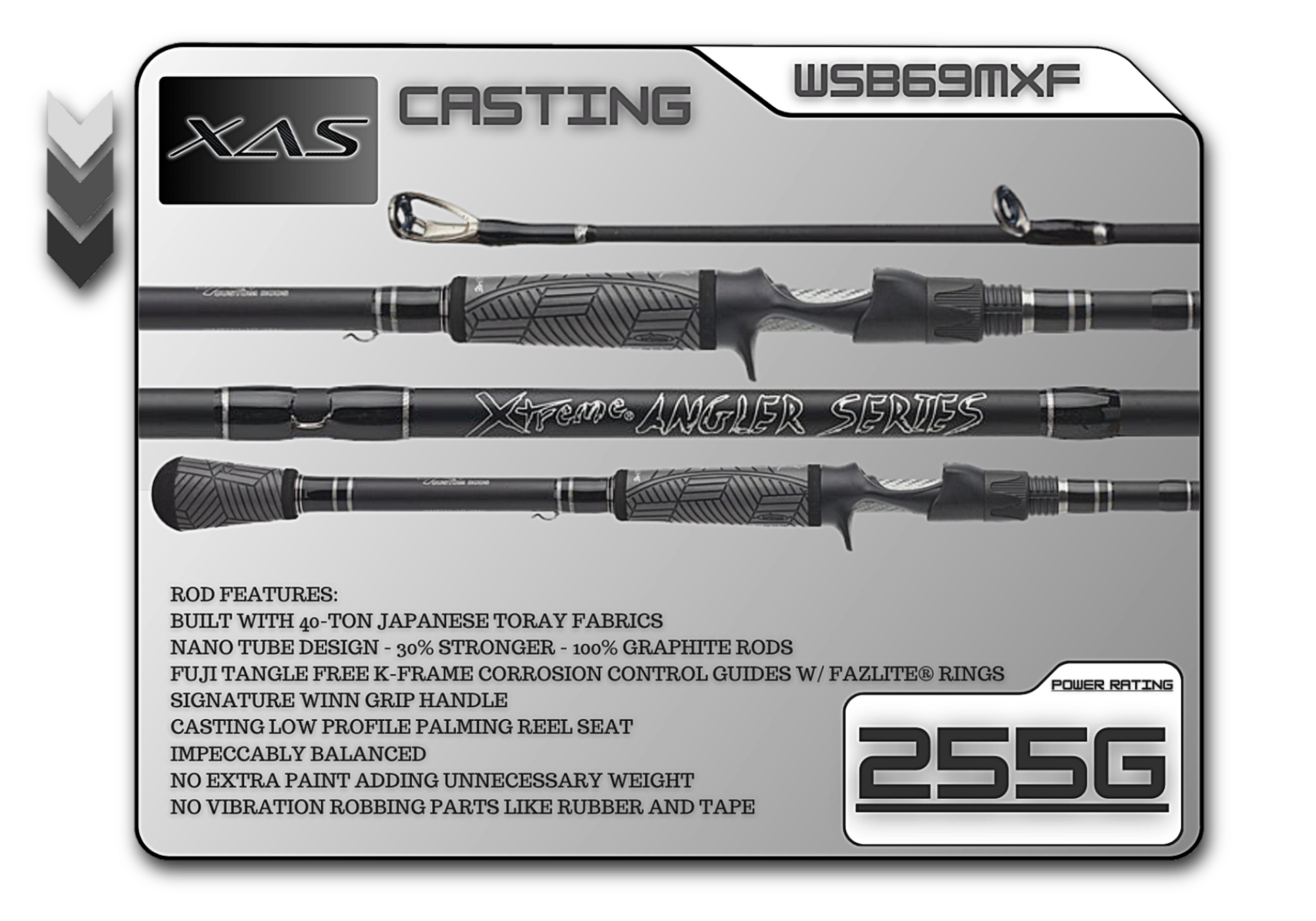 WSB69MXF 6'9" Medium Xtra-Fast - Keep Casting Fishing & Outdoors