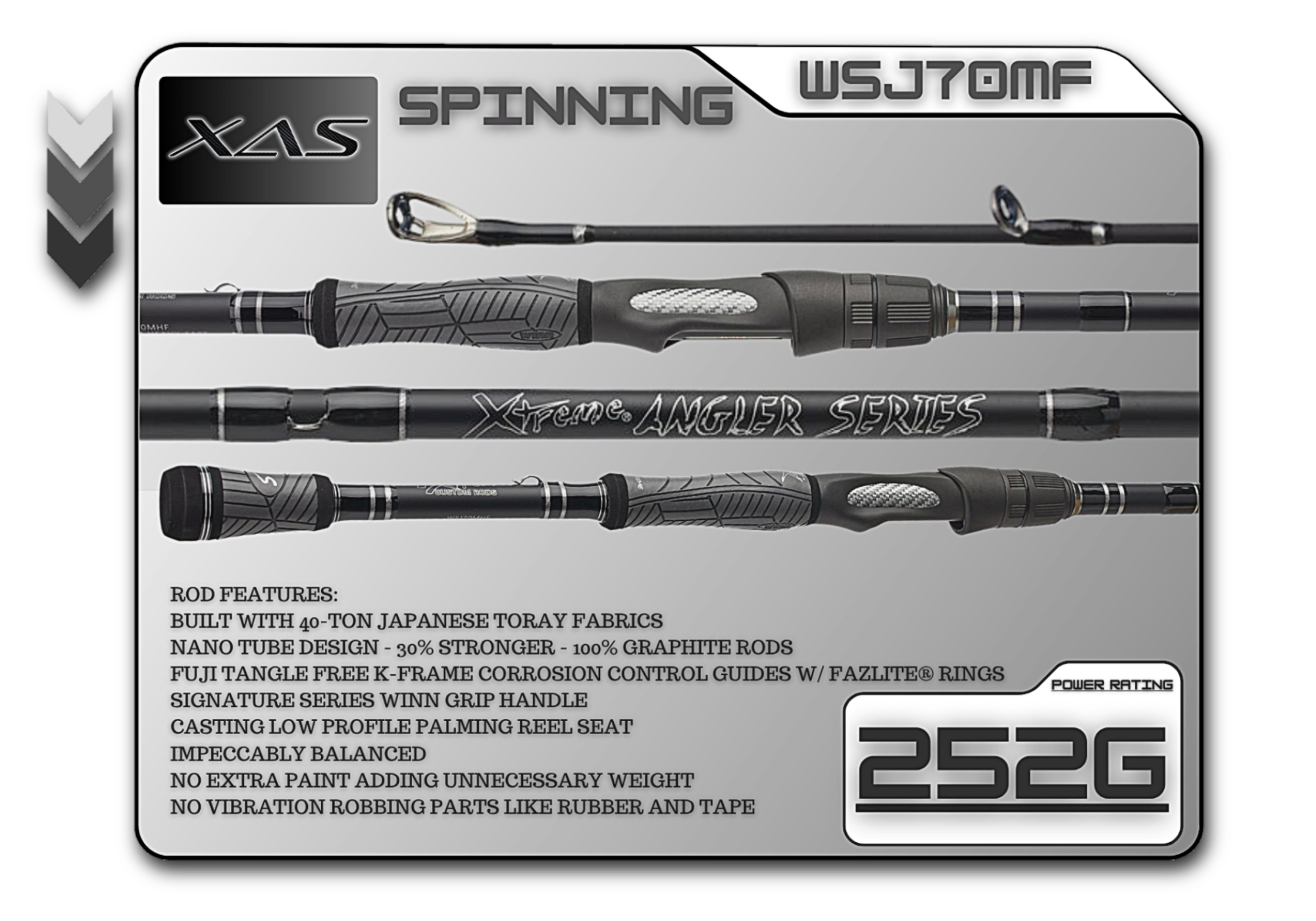 WSJ70MF 7'0" Medium Fast - Keep Casting Fishing & Outdoors
