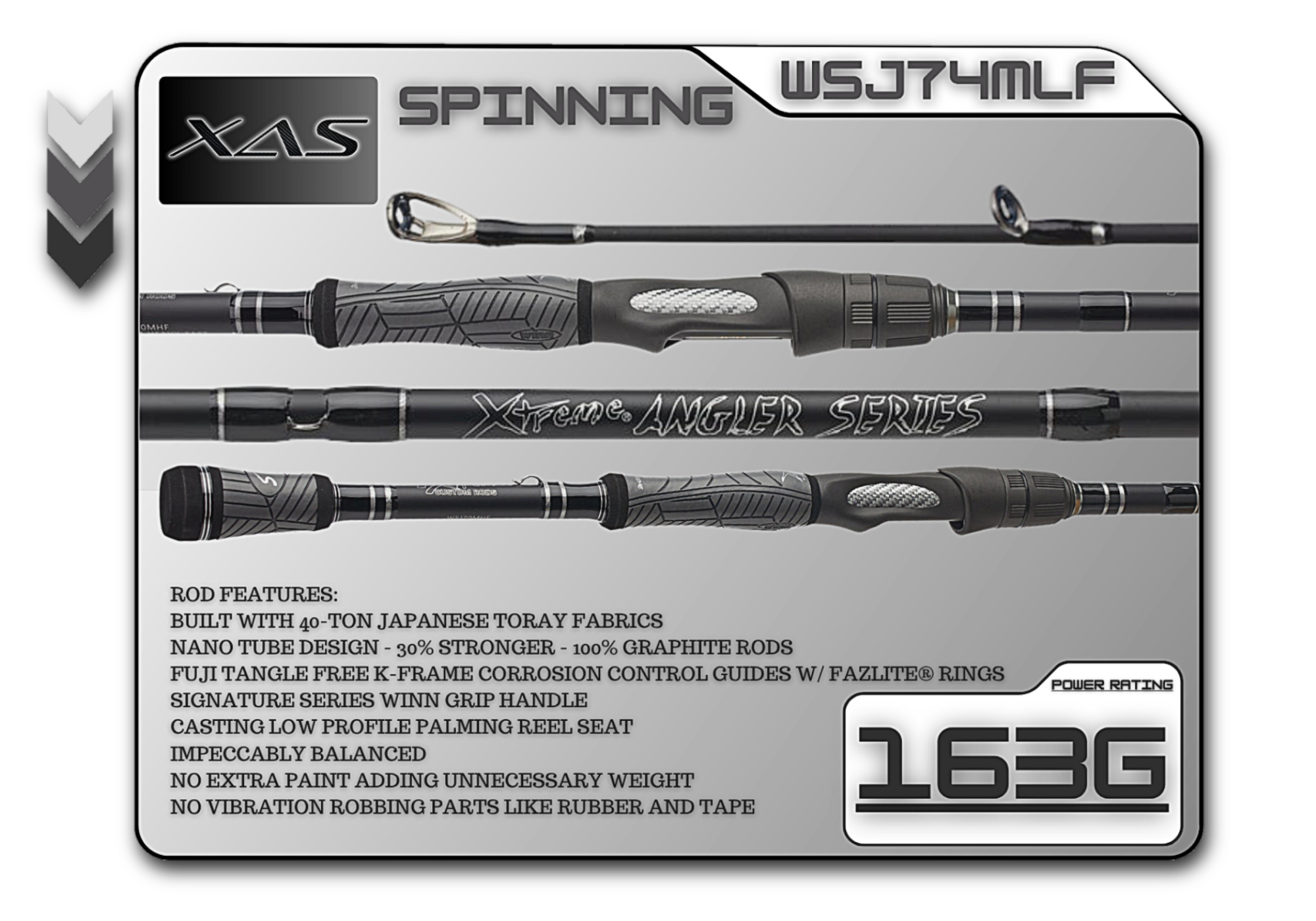 WSJ74MLF 7'4" Medium LIght Fast - Keep Casting Fishing & Outdoors