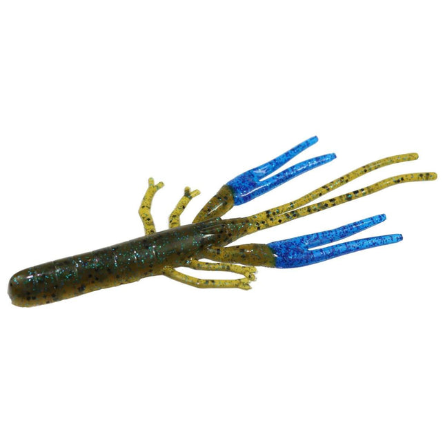 Zoom Big Critter Craw 4.5in Green Pumpkin Blue 10ct - Keep Casting Fishing & Outdoors