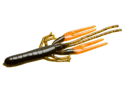 Zoom Big Critter Craw 4.5in Green Pumpkin Orange 10pack - Keep Casting Fishing & Outdoors