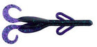 Zoom Brush Hog 4.5in Junebug 10 Ct Midsize Softbait - Keep Casting Fishing & Outdoors