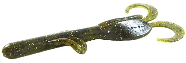 Zoom Brush Hog 6in Plastic Bait Green Pumpkin Magic 8ct - Keep Casting Fishing & Outdoors