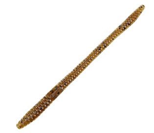 Zoom Finesse Worm 4.75in Green Pumpkin Blue Flash 20ct - Keep Casting Fishing & Outdoors