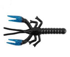 Zoom Lil Critter Craw 4in Plastic Bait Black Blue Claw - Keep Casting Fishing & Outdoors