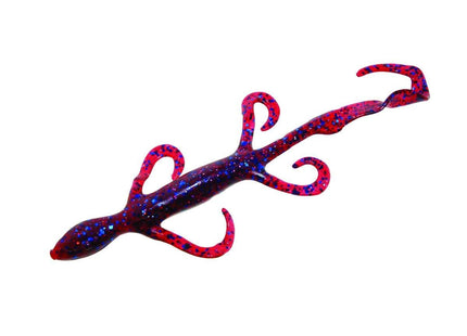 Zoom Lizard 6in Soft Plastic Lure Plum Crazy 9 Per Bag - Keep Casting Fishing & Outdoors