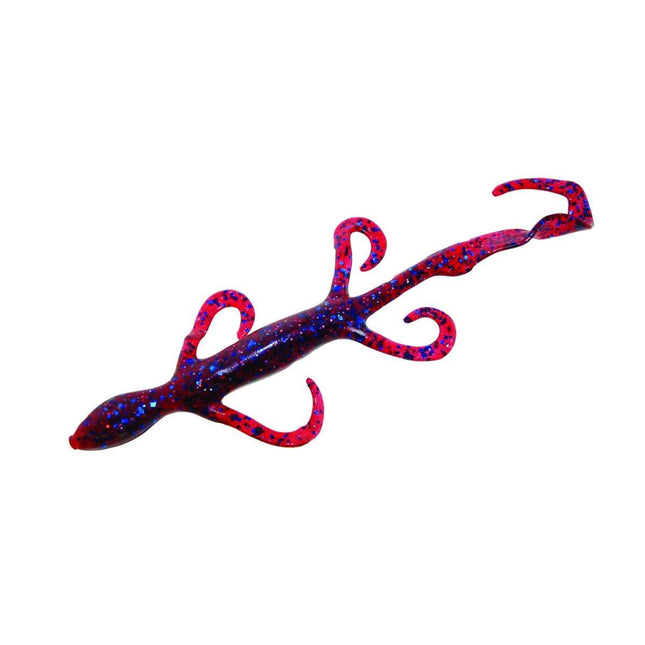 Zoom Lizard 6in Soft Plastic Lure Plum Crazy 9 Per Bag - Keep Casting Fishing & Outdoors