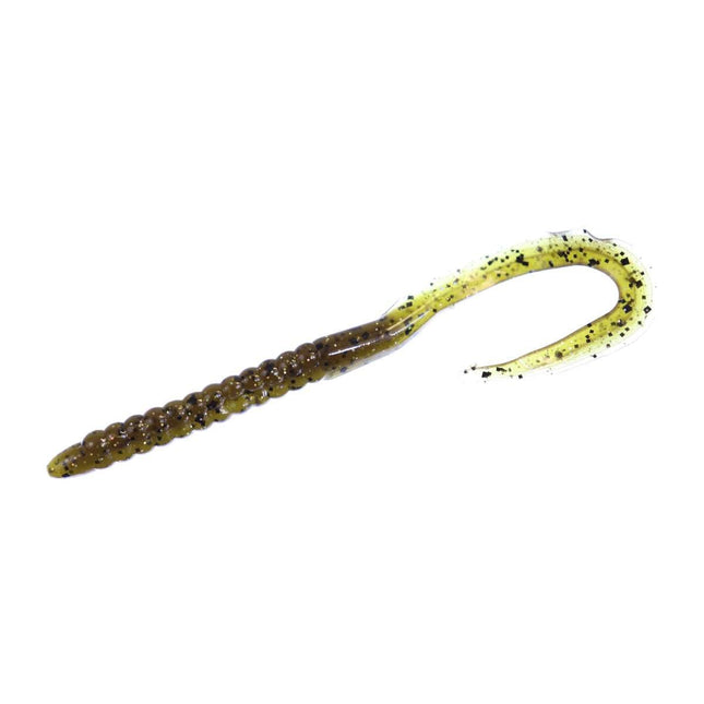 Zoom Mag U Tail 7.5in Green Pumpkin Magic 15ct Bag - Keep Casting Fishing & Outdoors