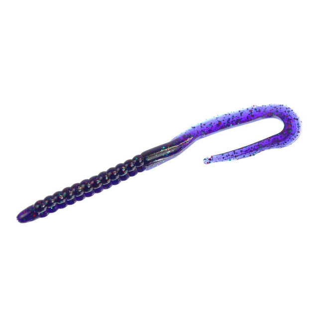 Zoom Mag U Tail 7.5in Junebug Red Soft Plastic Lure - Keep Casting Fishing & Outdoors