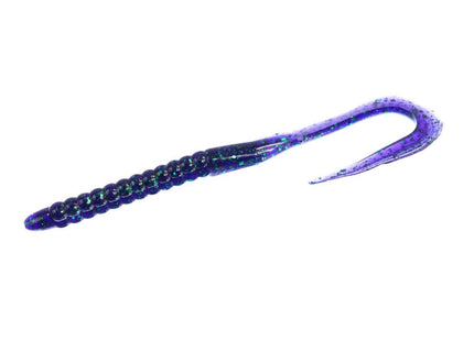 Zoom Mag U - Tail 7.5in Junebug Soft Plastic Worm Bass - Keep Casting Fishing & Outdoors