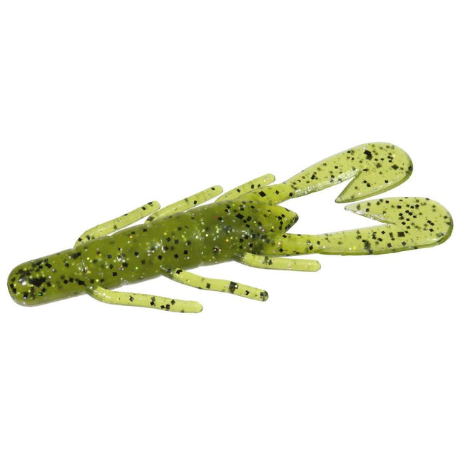Zoom Mag UV Speed Craw 4.5in 10 Pack Black Red Glitter - Keep Casting Fishing & Outdoors