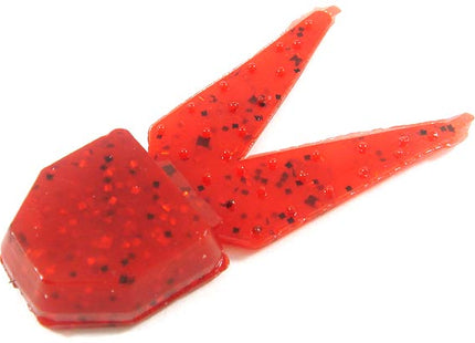 Zoom Salty Chunk 2.5in Ruby Red Soft Trailer 5 Per Bag - Keep Casting Fishing & Outdoors