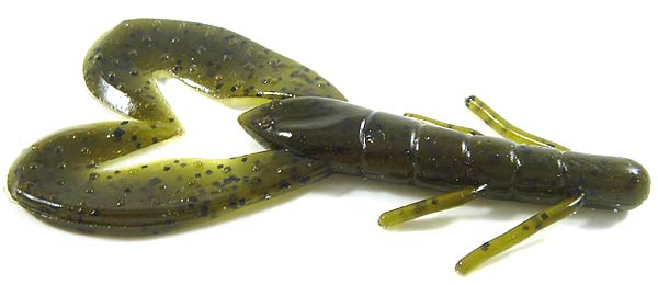Zoom Super Speed Craw 3.75in Green Pumpkin 8 Pack Lure - Keep Casting Fishing & Outdoors